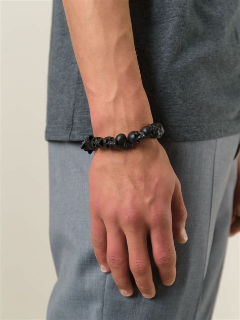 alexander mcqueen men's bracelet.